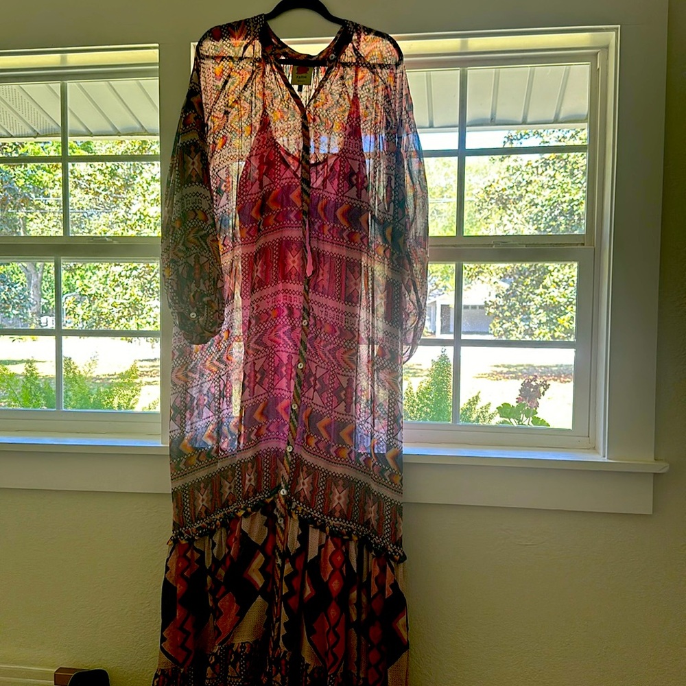 Farm Rio Sheer Dress